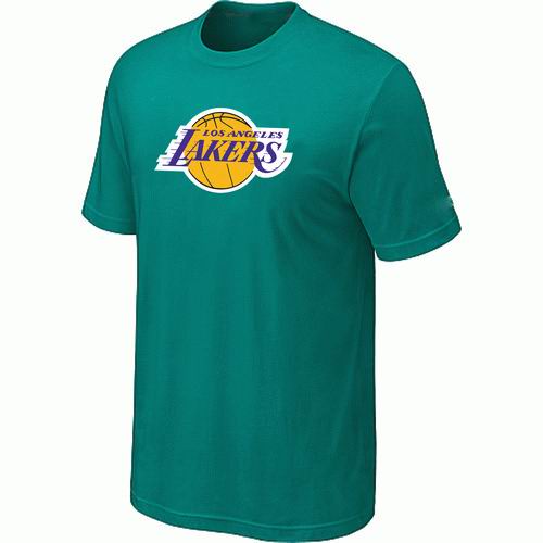 Los Angeles Lakers Big & Tall Primary Logo Green T-Shirt Los Angeles Lakers Big & Tall Primary Logo Green T-Shirt