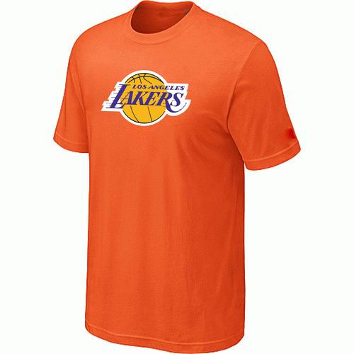 Los Angeles Lakers Big & Tall Primary Logo Orange T-Shirt