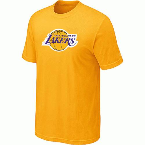Los Angeles Lakers Big & Tall Primary Logo Yellow T-Shirt