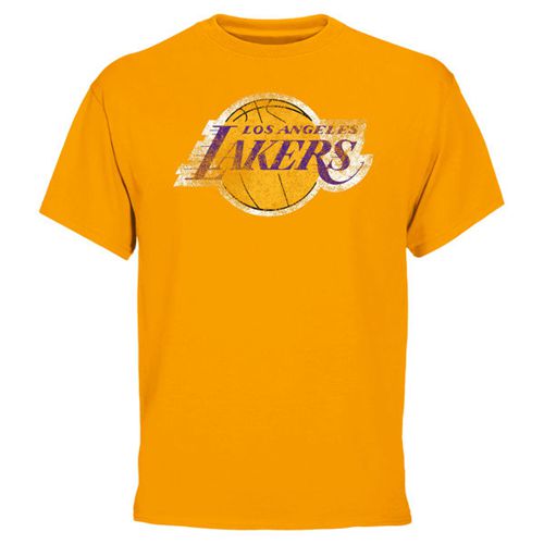 Los Angeles Lakers Big & Tall Team T-Shirt Gold