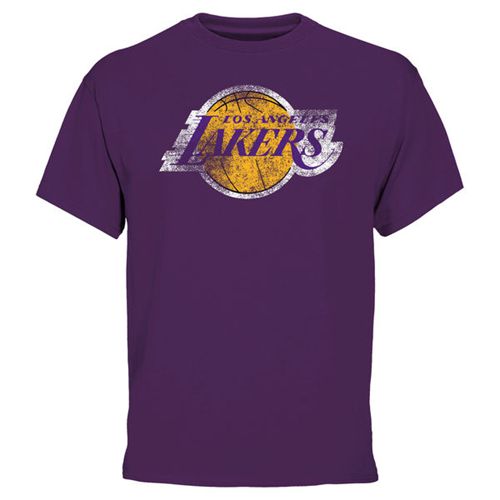 Los Angeles Lakers Big & Tall Team T-Shirt Purple