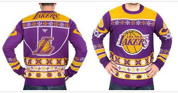 Los Angeles Lakers Men's NBA Ugly Sweater Los Angeles Lakers Men's NBA Ugly Sweater