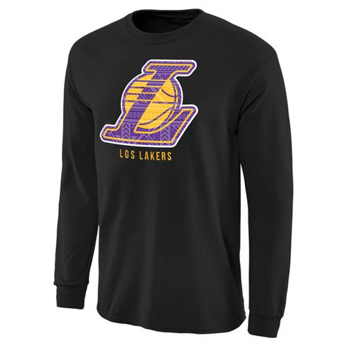 Los Angeles Lakers Noches Enebea Long Sleeves T-Shirt Black