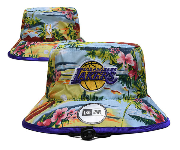 Los Angeles Lakers Stitched Bucket Hats 077 Los Angeles Lakers Stitched Bucket Hats 077