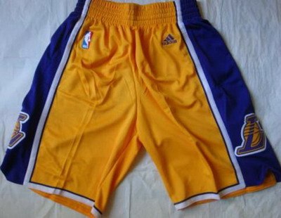 Los Angeles Lakers Yellow Revolution 30 Swingman Nba Shorts