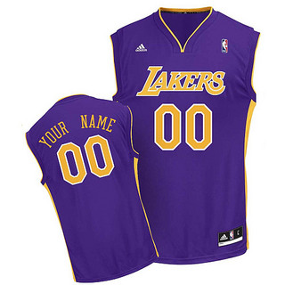 Los Angeles Lakers Youth Custom purple Jersey Los Angeles Lakers Youth Custom purple Jersey