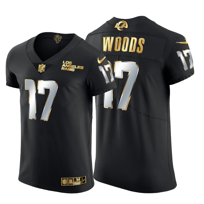 Los Angeles Rams #17 Robert Woods Men's Nike Black Edition Vapor Untouchable Elite NFL Jersey Los Angeles Rams #17 Robert Woods Men's Nike Black Edition Vapor Untouchable Elite NFL Jersey