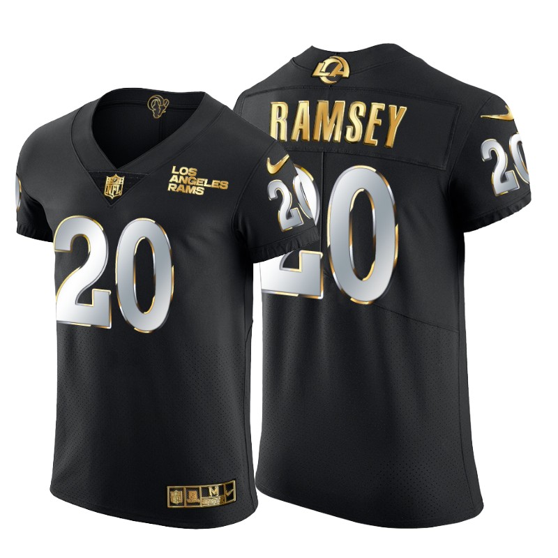 Los Angeles Rams #20 Jalen Ramsey Men's Nike Black Edition Vapor Untouchable Elite NFL Jersey Los Angeles Rams #20 Jalen Ramsey Men's Nike Black Edition Vapor Untouchable Elite NFL Jersey