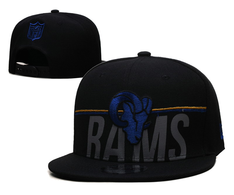 Los Angeles Rams 2023 NFL Training Camp Snapback Hat Black