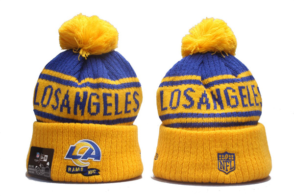 Los Angeles Rams Knit Hats-004