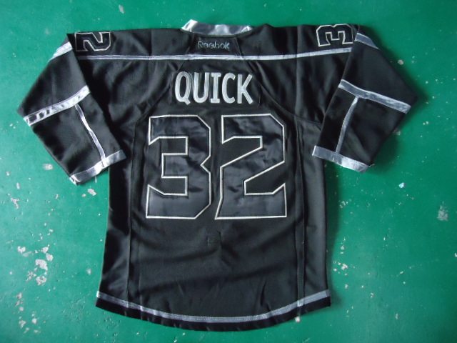 Los Angeles kings 32 Jonathan Quick black jerseys