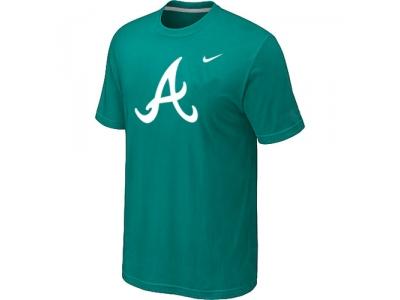 MLB Atlanta Braves Heathered NEW Green Blended T-Shirt MLB Atlanta Braves Heathered NEW Green Blended T-Shirt