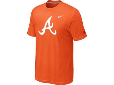 MLB Atlanta Braves Heathered NEW Orange Blended T-Shirt MLB Atlanta Braves Heathered NEW Orange Blended T-Shirt