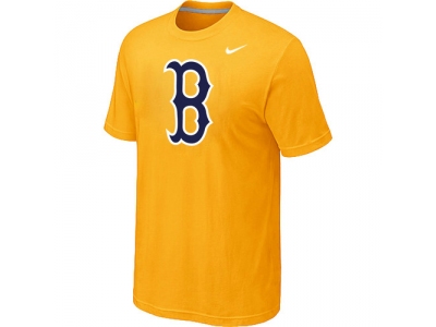 MLB Boston Red Sox Heathered NEW Yellow Blended T-Shirt MLB Boston Red Sox Heathered NEW Yellow Blended T-Shirt