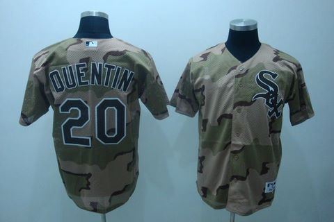 MLB Chicago White Sox 20 Carlos Quentin jerseys camo
