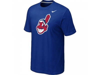 MLB Cleveland Indians Heathered NEW Blue Blended T-Shirt