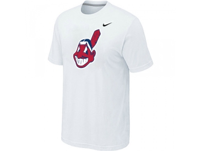 MLB Cleveland Indians Heathered NEW White Blended T-Shirt