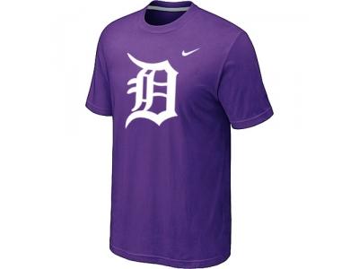 MLB Detroit Tigers Heathered Purple NEW Blended T-Shirt MLB Detroit Tigers Heathered Purple NEW Blended T-Shirt