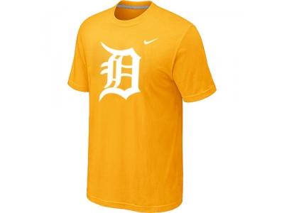 MLB Detroit Tigers Heathered Yellow NEW Blended T-Shirt MLB Detroit Tigers Heathered Yellow NEW Blended T-Shirt