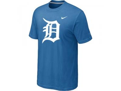 MLB Detroit Tigers Heathered light Blue NEW Blended T-Shirt MLB Detroit Tigers Heathered light Blue NEW Blended T-Shirt