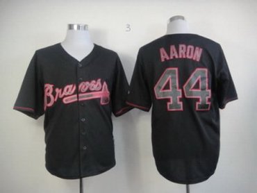 MLB Jerseys Atlanta Braves #44 aaron black(fashion)