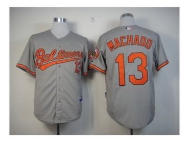 MLB Jerseys Baltimore Orioles #13 Machado Grey Jerseys