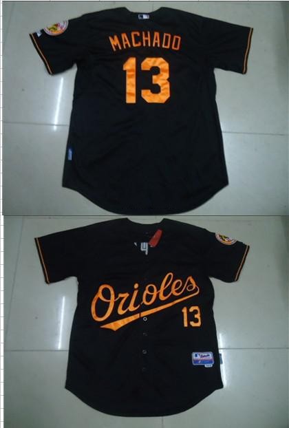 MLB Jerseys Baltimore Orioles 13 Manny Machado Black