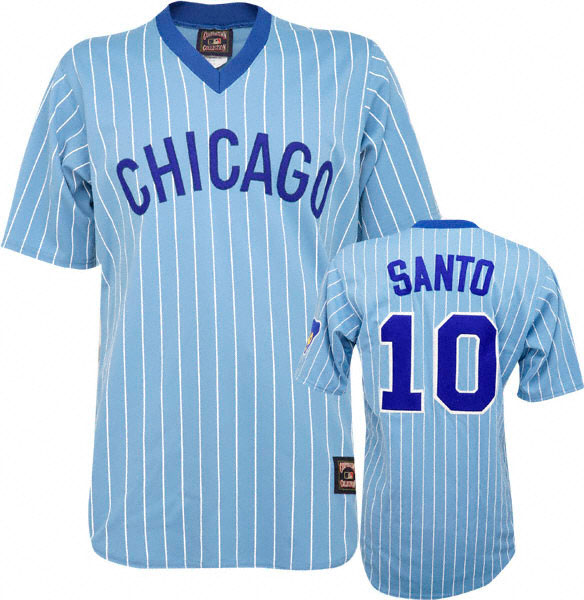 MLB Jerseys Chicago Cubs 10# Pinstripe