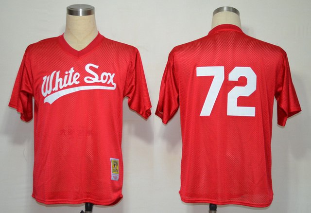 MLB Jerseys Chicago White Sox 72 Carlton Fisk red jerseys