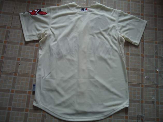MLB Jerseys Cleveland Indians Blank Cream
