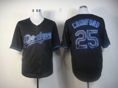 MLB Jerseys Los Angeles Dodgers #25 Crowford black(fashion)