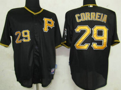 MLB Jerseys Pittsburgh Pirates 29 Correia Black