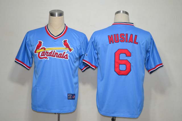 MLB Jerseys St.Louis Cardinals #6 Musial Blue MLB Jerseys St.Louis Cardinals #6 Musial Blue
