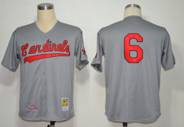 MLB Jerseys St.Louis Cardinals #6 Musial Grey