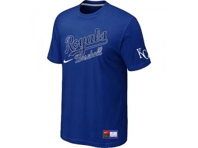 MLB Kansas City Royals Blue NEW Short Sleeve Practice T-Shirt MLB Kansas City Royals Blue NEW Short Sleeve Practice T-Shirt