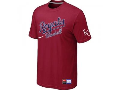 MLB Kansas City Royals Red NEW Short Sleeve Practice T-Shirt MLB Kansas City Royals Red NEW Short Sleeve Practice T-Shirt