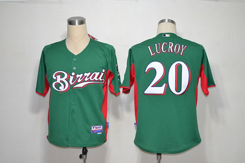 MLB Milwaukee Brewers #20 Locroy Green Jerseys