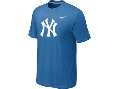 MLB New York Yankees Heathered light Blue NEW Blended T-Shirt MLB New York Yankees Heathered light Blue NEW Blended T-Shirt