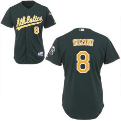 MLB Oakland Athletics 8# Suzuki green cool base