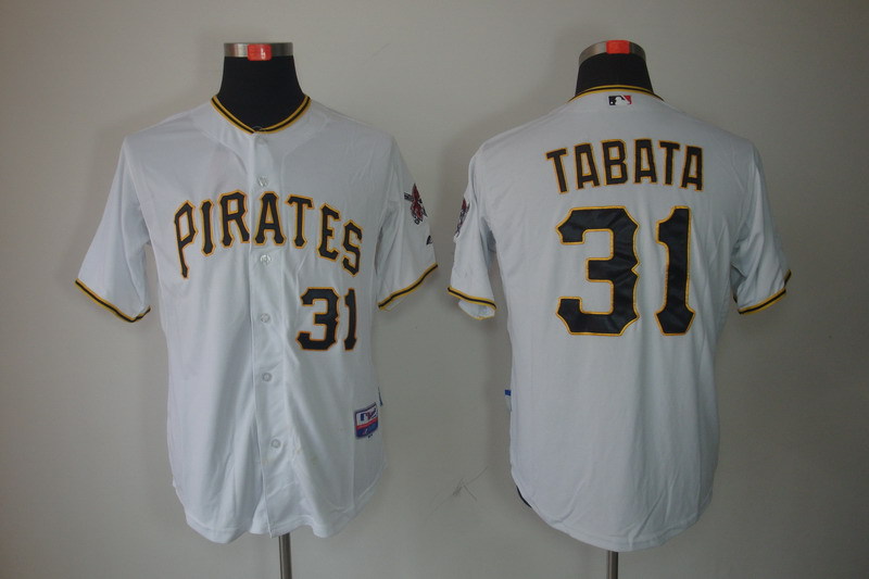 MLB Pittsburgh Pirates 31 Tabata white Jerseys
