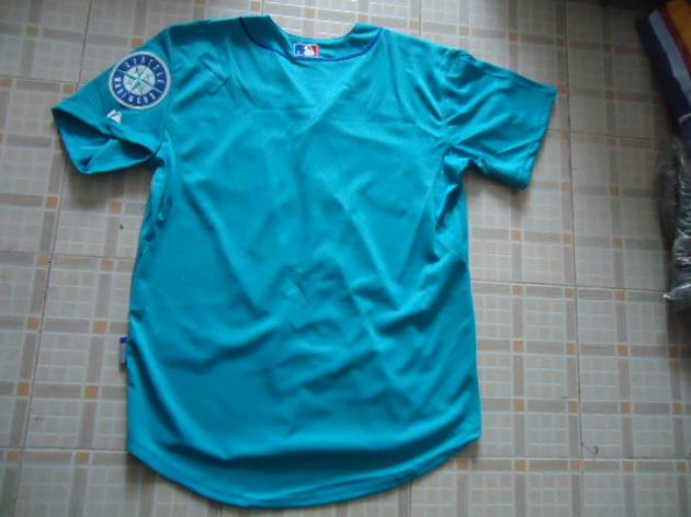 MLB Seattle Mariners Blank jerseys light blue