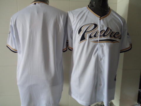 MLB jerseys San Diego Padres blank jersey white