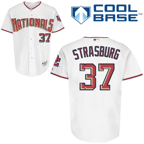 MLB jerseys Washington Nationals #37 STRASBURG jerseys white