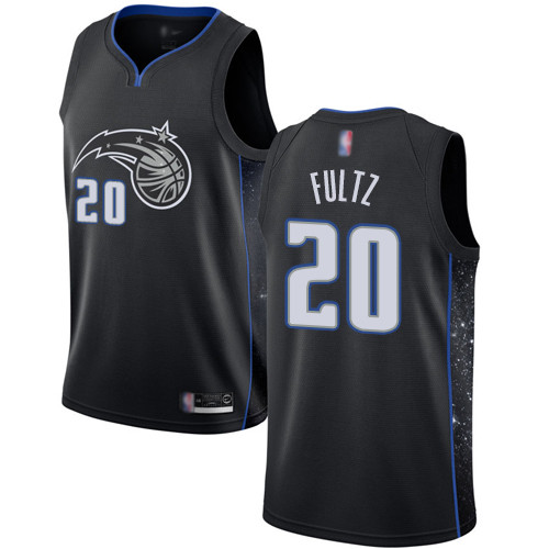Magic #20 Markelle Fultz Black Basketball Swingman City Edition 2018 19 Jersey