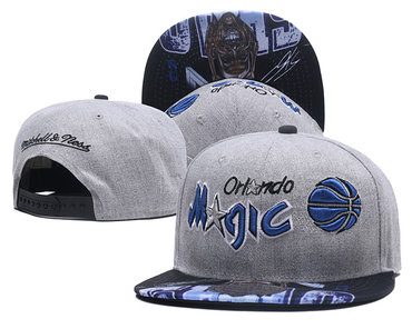 Magic Team Logo Gray Adjustable Hat LH