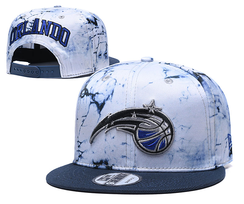 Magic Team Logo Smoke Navy Adjustable Hat TX