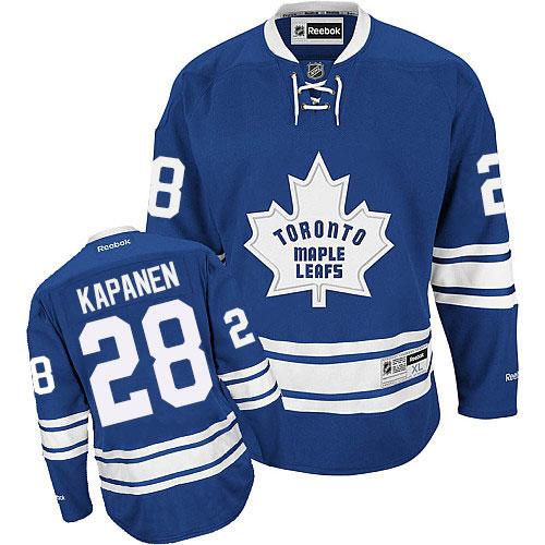 Maple Leafs #28 Kasperi Kapanen Blue Alternate Stitched NHL Jersey