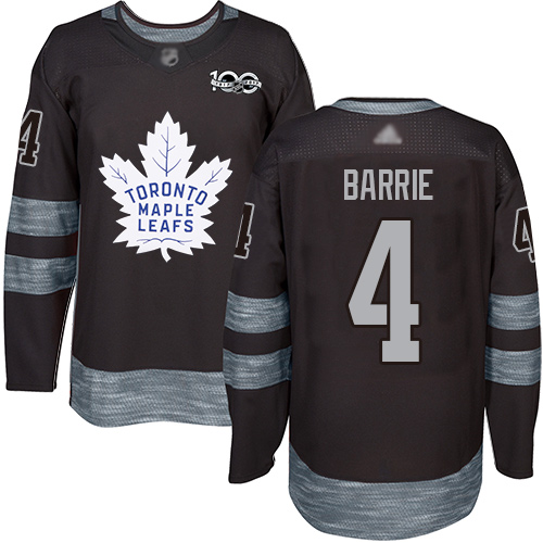Maple Leafs #4 Tyson Barrie Black 1917-2017 100th Anniversary Stitched Hockey Jersey Maple Leafs #4 Tyson Barrie Black 1917-2017 100th Anniversary Stitched Hockey Jersey