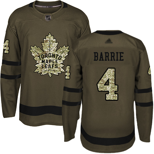 Maple Leafs #4 Tyson Barrie Green Salute to Service Stitched Hockey Jersey Maple Leafs #4 Tyson Barrie Green Salute to Service Stitched Hockey Jersey