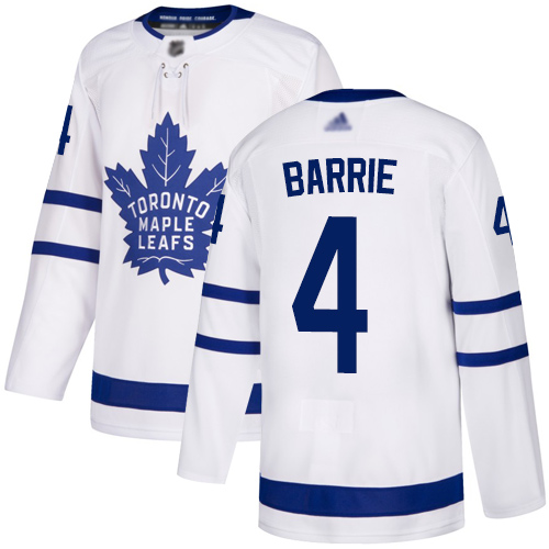 Maple Leafs #4 Tyson Barrie White Road Authentic Stitched Hockey Jersey Maple Leafs #4 Tyson Barrie White Road Authentic Stitched Hockey Jersey